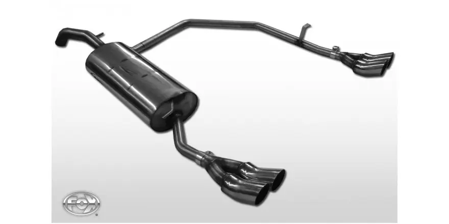 A Buon Prezzo Skoda Octavia Tipo 1U Final Silenziatore Esci a destra / sinistra - 2x76 Tipo 18 Giusto / a sinistra