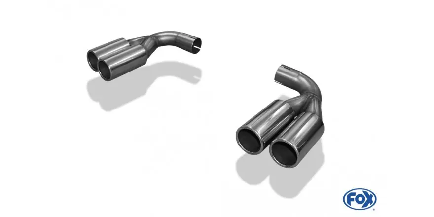 Volvo XC60 Tubi di coda destra / sinistra montati sul silenziatore finale seriale - 2x76 tipo 13 a d Nuovo Arrivo