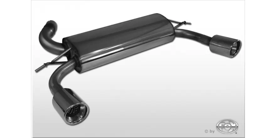 Ford Focus II RS Silenziatore finale DESTRA / SINISTRA - 1x100 Tipo 17 DESTRA / SINISTRA (Cod. FO031 Miglior Prezzo