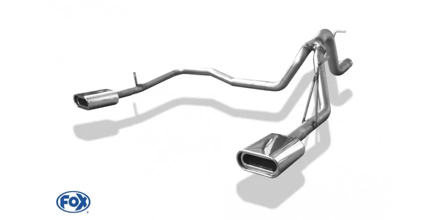 Direttamente Dal Produttore Jeep Cherokee KK Sistema di tubi finali a destra / sinistra - 160x80 tipo 53 destra / sinistra (Cod.