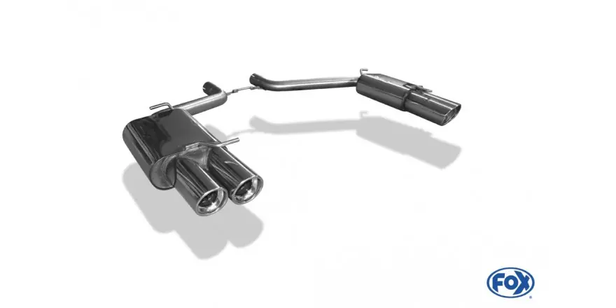Chrysler 300C 5,7L Silenziatore finale a destra / doppio tubo sinistro - 2x100 tipo 17 a destra / a Prezzo Conveniente