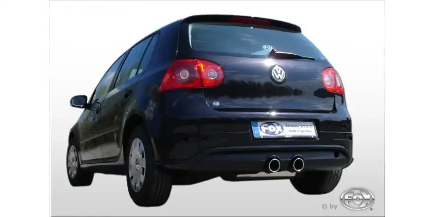 VW Golf V TSI Final Silencer Exit Center R32-Design - 2x90 Type 16 Center (Cod. VW054135-132) Scelto Dai Clienti
