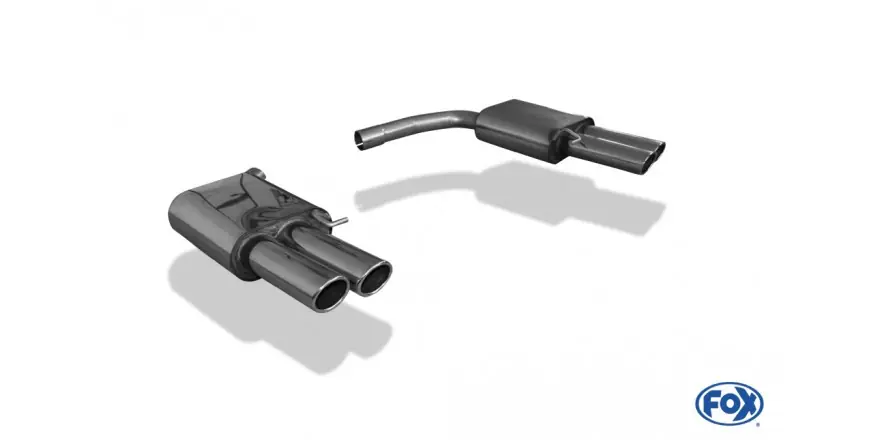 Subito Disponibile Audi A5 8T Sportback Final Silenziatore a destra / sinistra per doppio flusso a 2 tubi - 2x90 Tipo 1