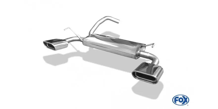 Ford KA Silenziatore finale DESTRA / SINISTRA - 150x70 Tipo 53 DESTRA / SINISTRA (Cod. FO051012-595) Consegna Rapida