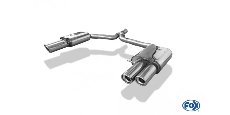 Audi A5 Sportback Final Silenziatore a destra / sinistra per doppio flusso a 2 tubi - 2x90 tipo 17 d Novità
