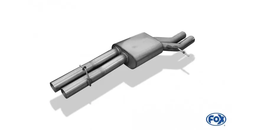 Silenziatore anteriore di tipo Audi A8 8H (Cod. AU082000-VSD) Nuova Collezione