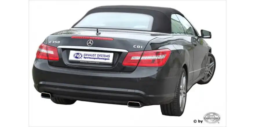 Mercedes E-Class Cabrio A207 - 6 cilindri Silenziatore finale destro / a sinistra - 145x65 Tipo 59 D Subito Disponibile