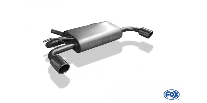 Offerta Limitata DACIA DUSTER 4x4 Final Silencer Cross EXIT DESTRA / SINISTRA - 1x80 Tipo 16 DESTRA / SINISTRA (Cod.