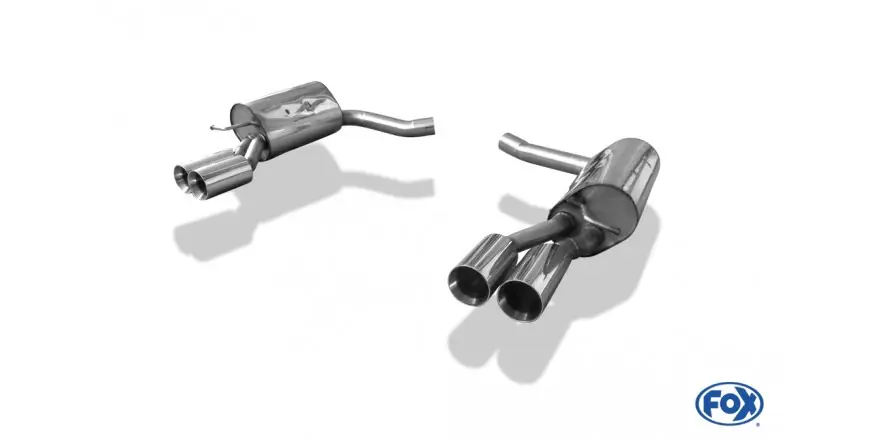 Saldi Mercedes CLS W218 silenziatore finale a destra / sinistra 63,5 mm - 2x90 tipo 25 destra / sinistra (