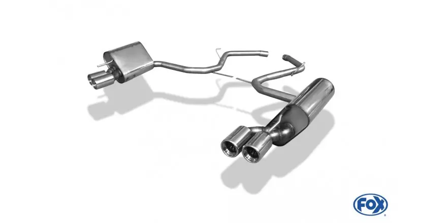 Mercedes SL tipo 230 silenziatore finale a destra / sinistra - 2x80 tipo 13 destra / sinistra (Cod. Must-Have