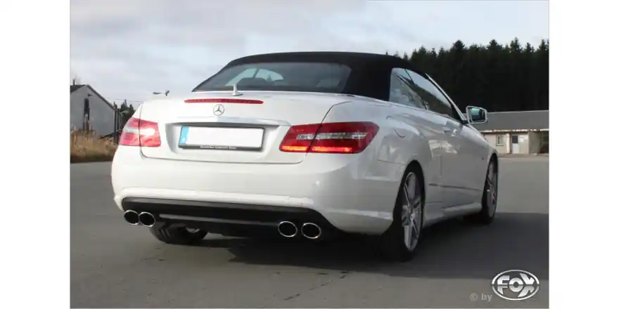 Subito Disponibile Mercedes E-Class Cabrio A207 4 cilindri Silenziatore finale destro / a sinistra - 2x115x85 Tipo 32 G