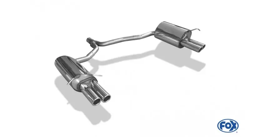 Mercedes E-Class Coupe C207 - 4 cilindri Silenziatore finale DESTRA / SINISTRA - 2x70 tipo 16 DESTRA Offerta