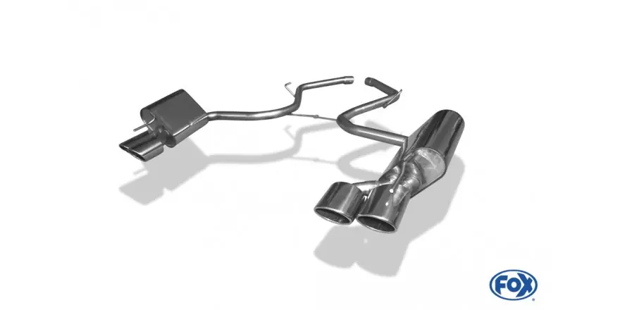 Nuova Collezione Mercedes SL tipo 230 silenziatore finale a destra / sinistra - 2x115x85 tipo 32 a destra / a sinistr