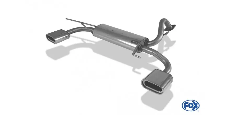 Compra Oggi Stesso Kia Cerato SchrØgheck Silenziatore finale uscita destra / sinistra - 135x85 tipo 53 destra / sinist