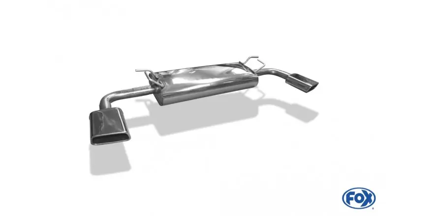 Suzuki Grand Vitara JT Silenziatore finale Croce uscita destra / sinistra - 145x65 Tipo 59 Giusto / Prezzo Ridotto