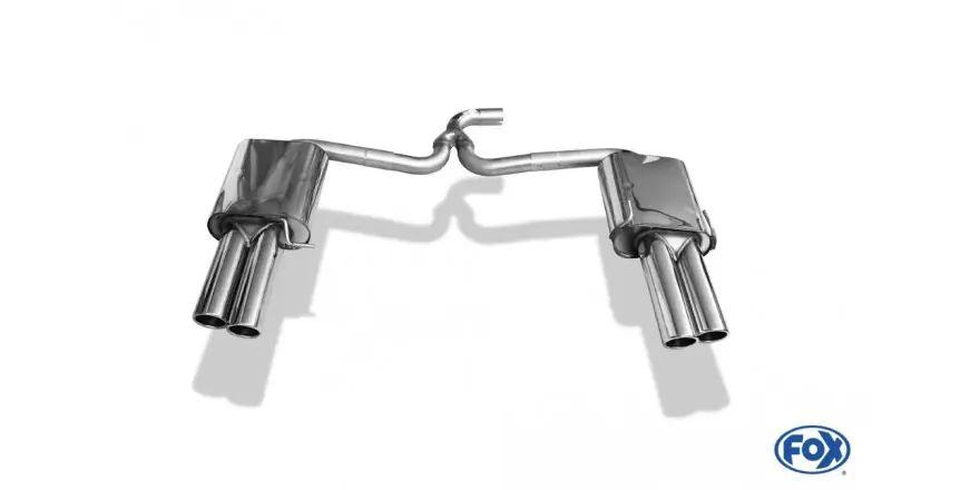 Skoda Superba 3T 4x4 Silenziatore finale a destra / sinistra - 2x80 Tipo 16 Destra / Sinistra (Cod. Economico