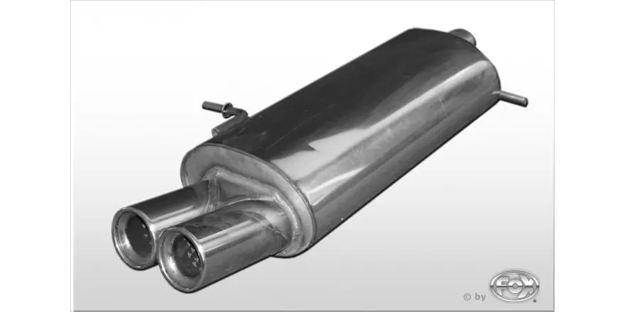 Prezzo Ridotto VW SHARAN 7M Final Silenziatore - 2x80 Tipo 13 (Cod. VW120042-070)