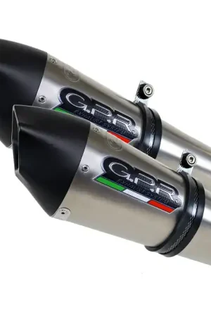 GPR - SCARICO YAMAHA FJR 1300 2006/16 COPPIA SCARICHI OMOLOGATI CATALIZZATI CON RACCORDO GPE ANN. TITAIUM Prezzo Basso