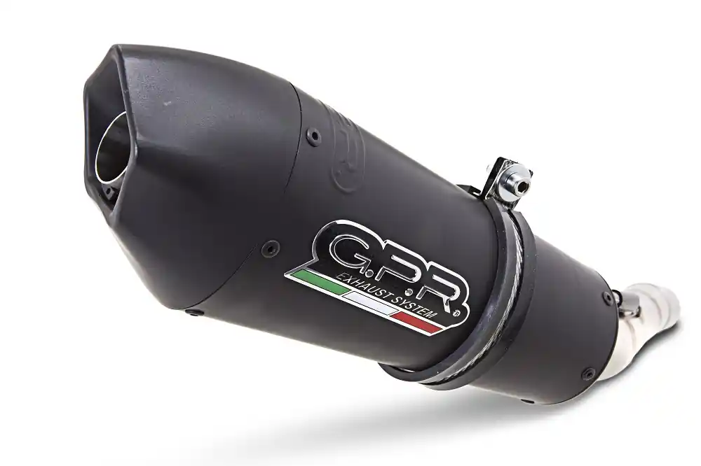 GPR - SCARICO SUZUKI V-STROM DL 1000 2014/2016 E3 SCARICO OMOLOGATO CON RACCORDO GPE ANN. BLACK TITAIUM Reso Gratuito