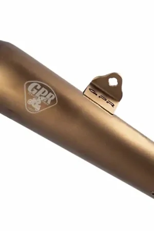 A Buon Prezzo GPR - SCARICO MOTO GUZZI NEVADA 350 1991/2001 SILENZIATORE OMOLOGATO SENZA RACCORDO ULTRACONE BRONZE CAFE RACER