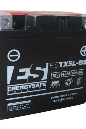 Pagamento Sicuro ENERGYSAFE - BATTERIA MOTO SIGILLATA CON ACIDO A CORREDO ESTX5L-BS YTX5L-BS