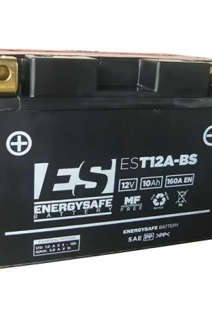 ENERGYSAFE - BATTERIA MOTO SIGILLATA CON ACIDO A CORREDO EST12A-BS YT12A-BS Acquista Ora