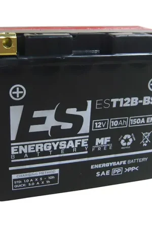 ENERGYSAFE - BATTERIA MOTO SIGILLATA CON ACIDO A CORREDO EST12B-BS YT12B-BS Scelto Dai Clienti