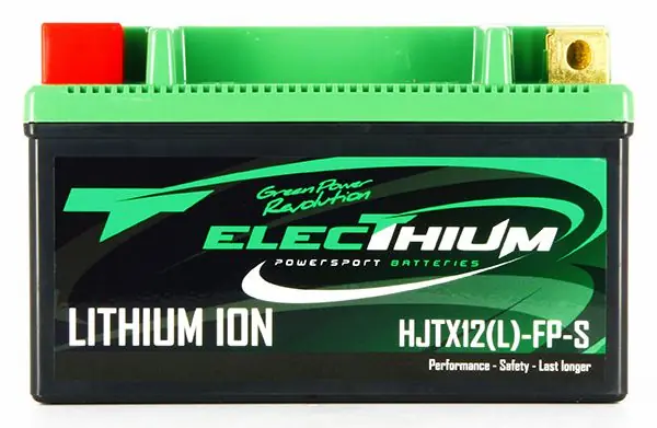 ELECTHIUM - BATTERIA MOTO AL LITIO YTX12-BS / HJTX12(L)FP-S Must-Have
