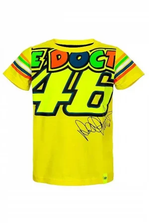 VR46 - T-SHIRT BAMBINO STRIPES Professionale