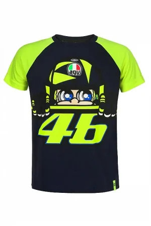 VR46 - T-SHIRT BAMBINO CUPOLINO 2019 Nuovo Arrivo