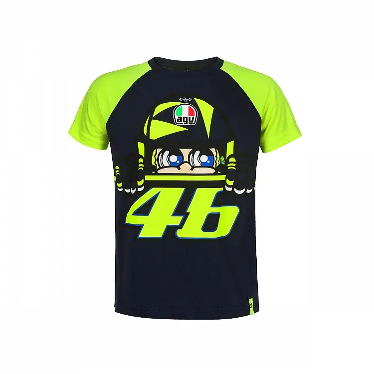 VR46 - T-SHIRT BAMBINO CUPOLINO 2019 Nuovo Arrivo