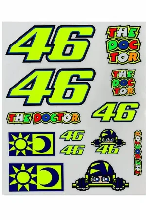 VR46 - ADESIVI THE DOCTOR 46 Offerta Speciale