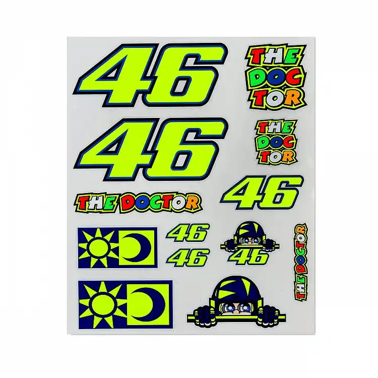 VR46 - ADESIVI THE DOCTOR 46 Offerta Speciale