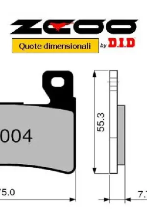 ZCOO - PASTIGLIE MOTO RACING N004 EX Compra Online
