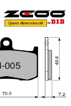 ZCOO - PASTIGLIE MOTO RACING N005 EX Pagamento Sicuro